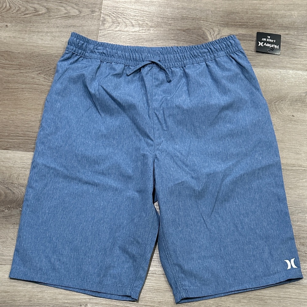 Hurley Blue Elastic Shorts perfect for summer